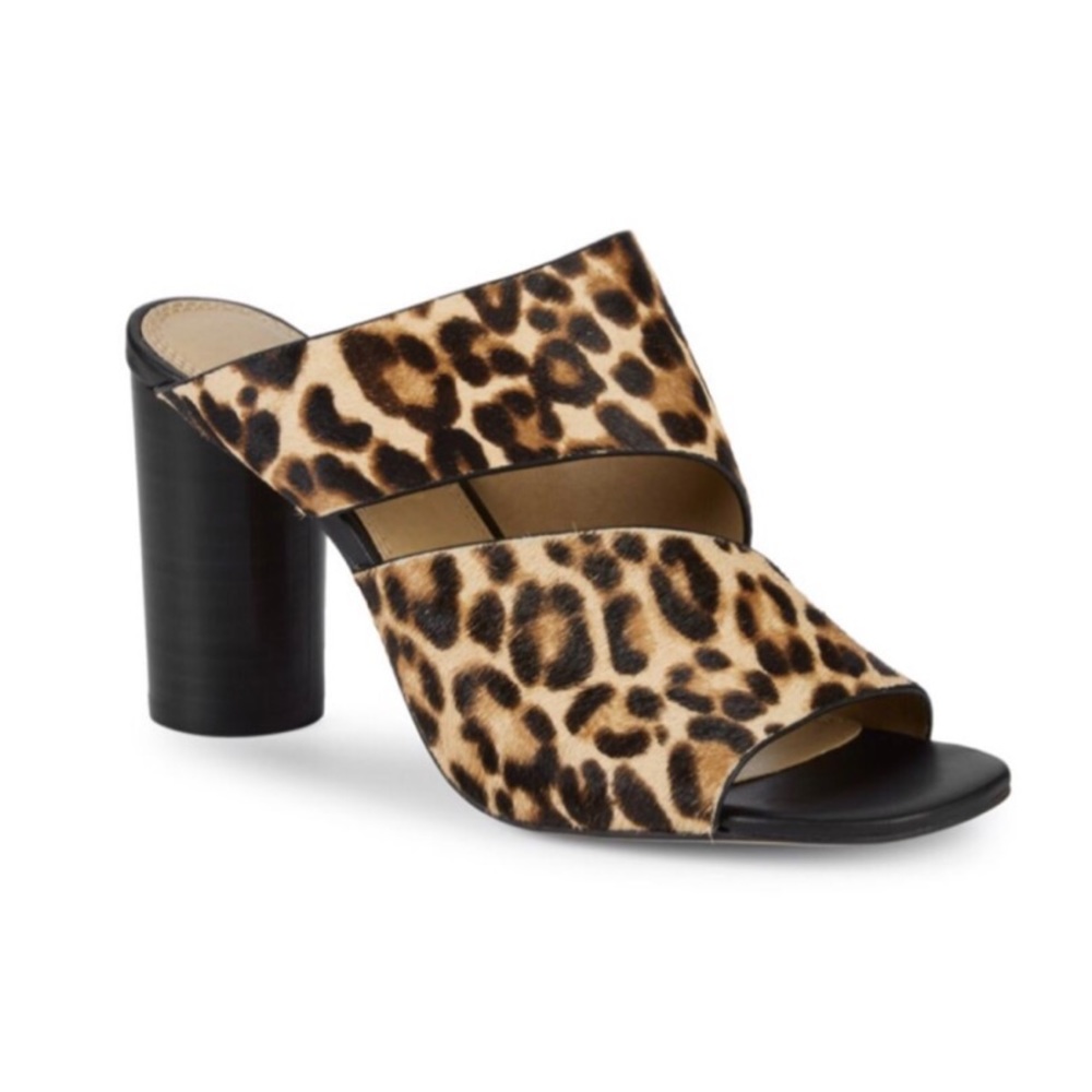 🔥🆕 Splendid ❃ Calf Hair Mule Sandals ❃ Leopard ❃ - Picture 2 of 8